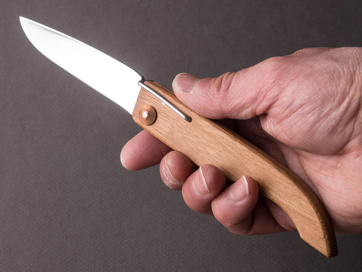 Farol - Folding Knife - Encan - 120mm - Oak - Image 6