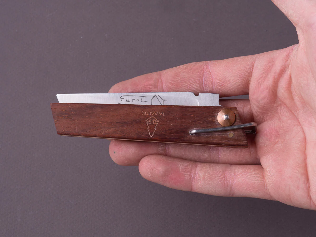 Farol - Folding Knife - Le Palliçois - 80mm - Padauk - Image 9