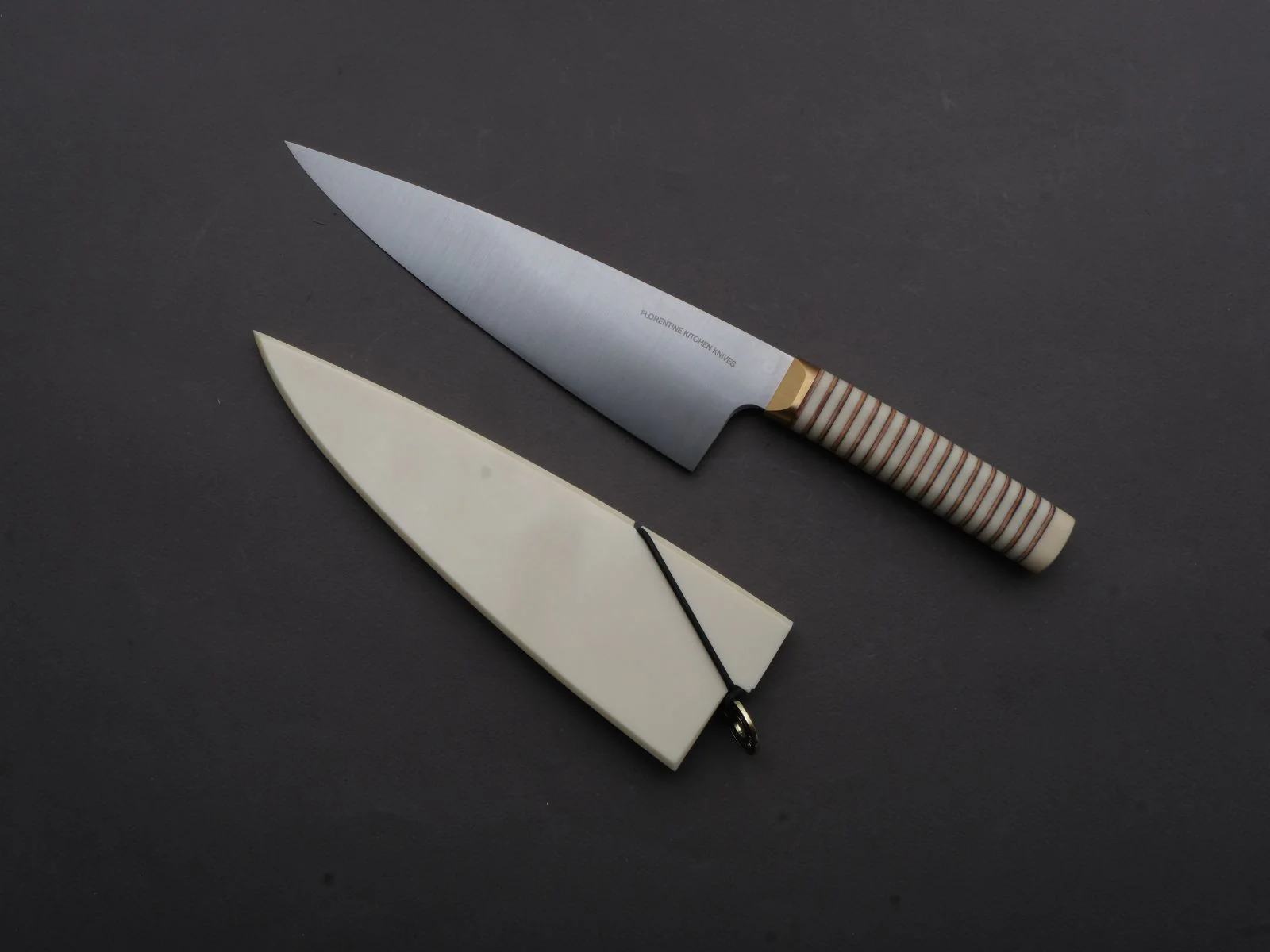 Florentine Kitchen Knives - Blade Guard for 205mm Chef Knife - Multiple Colors