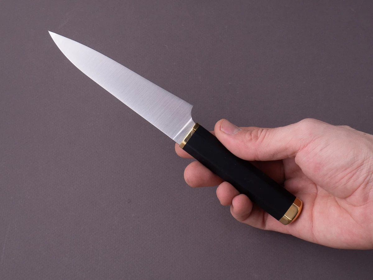 Florentine Kitchen Knives - Kedma - Paring - Stacked Black Handle - Image 8