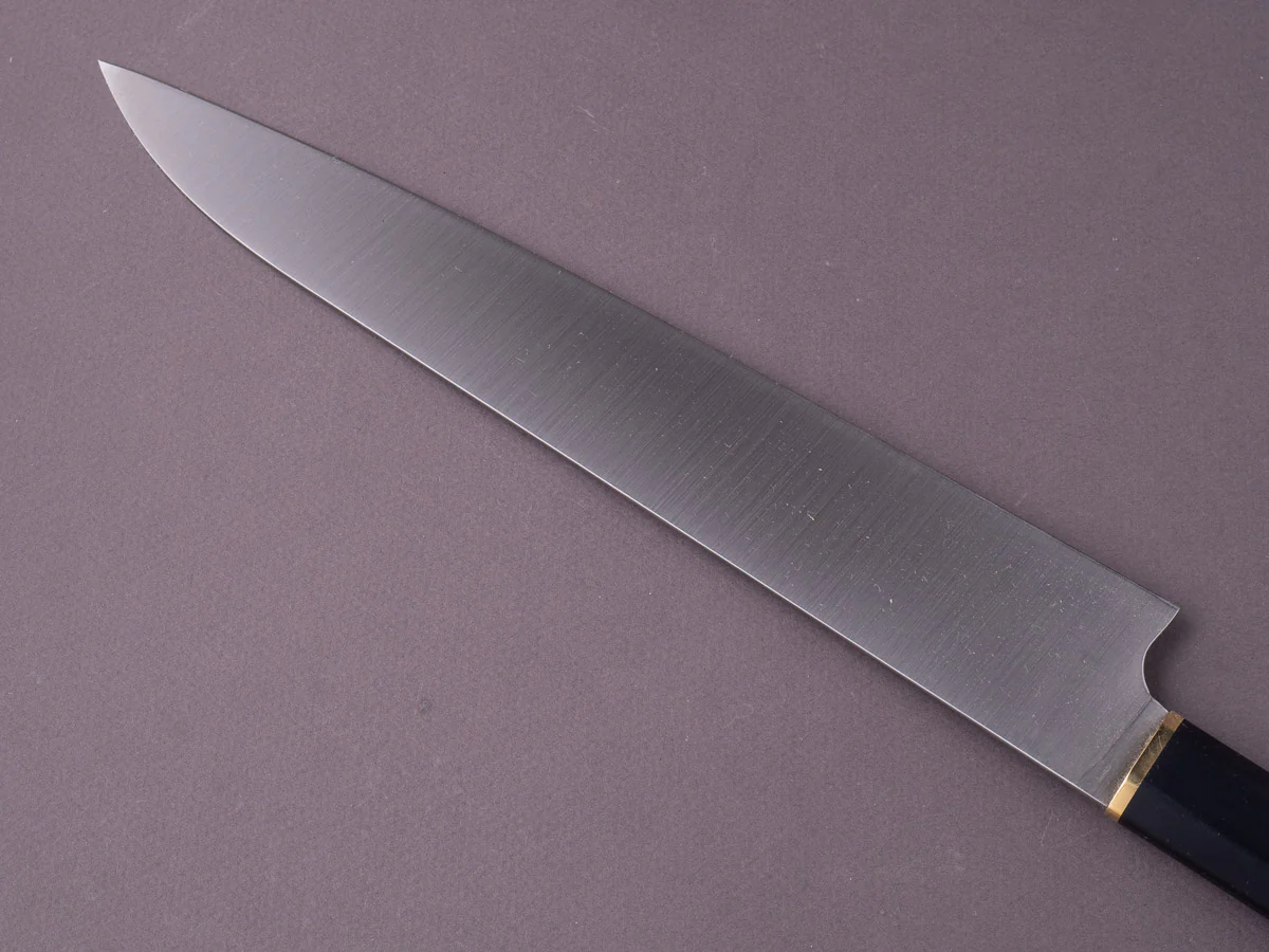 Florentine Kitchen Knives - Kedma - Stainless - Sujihiki - 270mm - Black Handle - Image 9