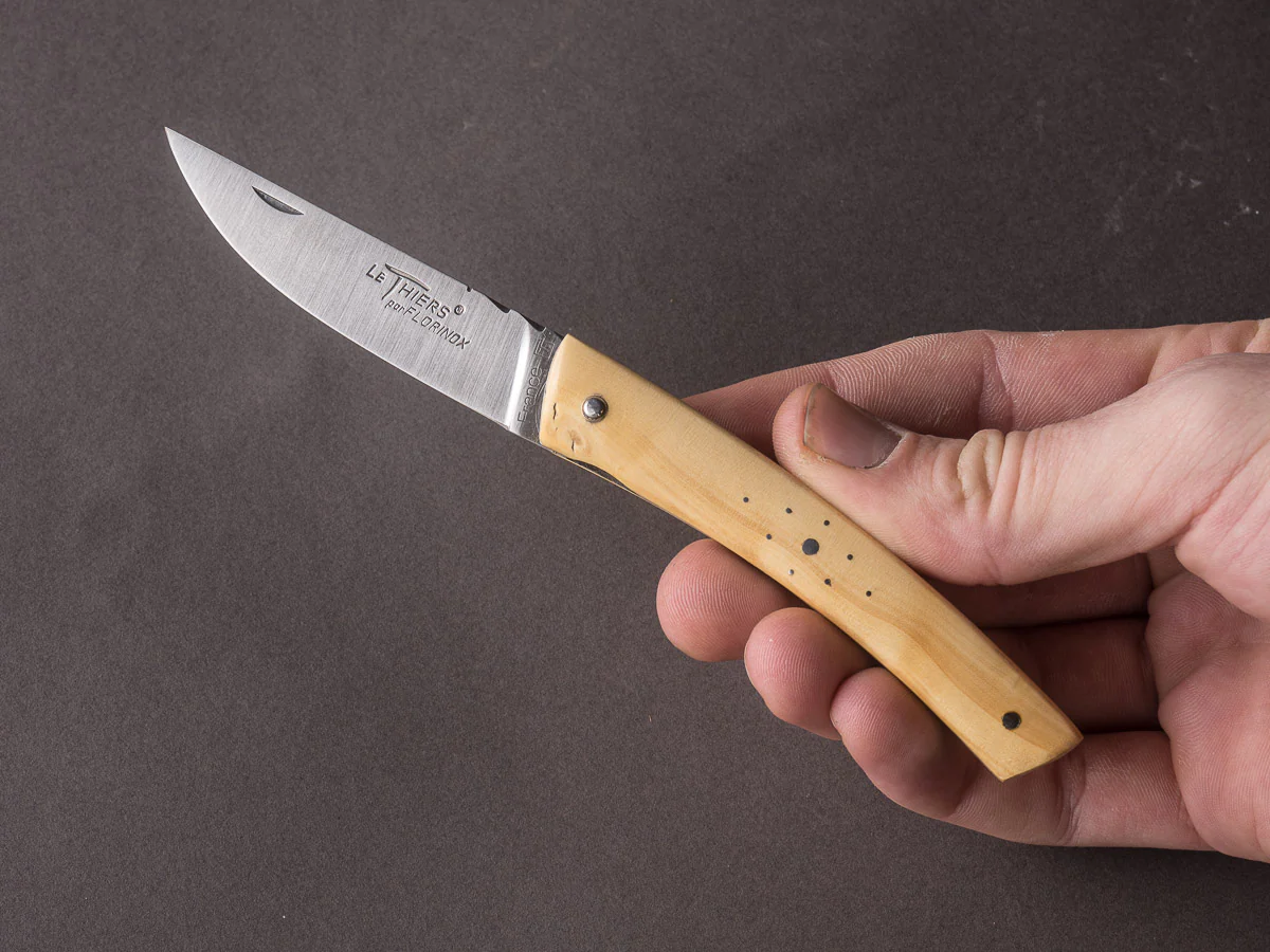 Florinox - Le Thiers - 10cm Folding Knife - Liner Lock - Boxwood Handle - Image 8