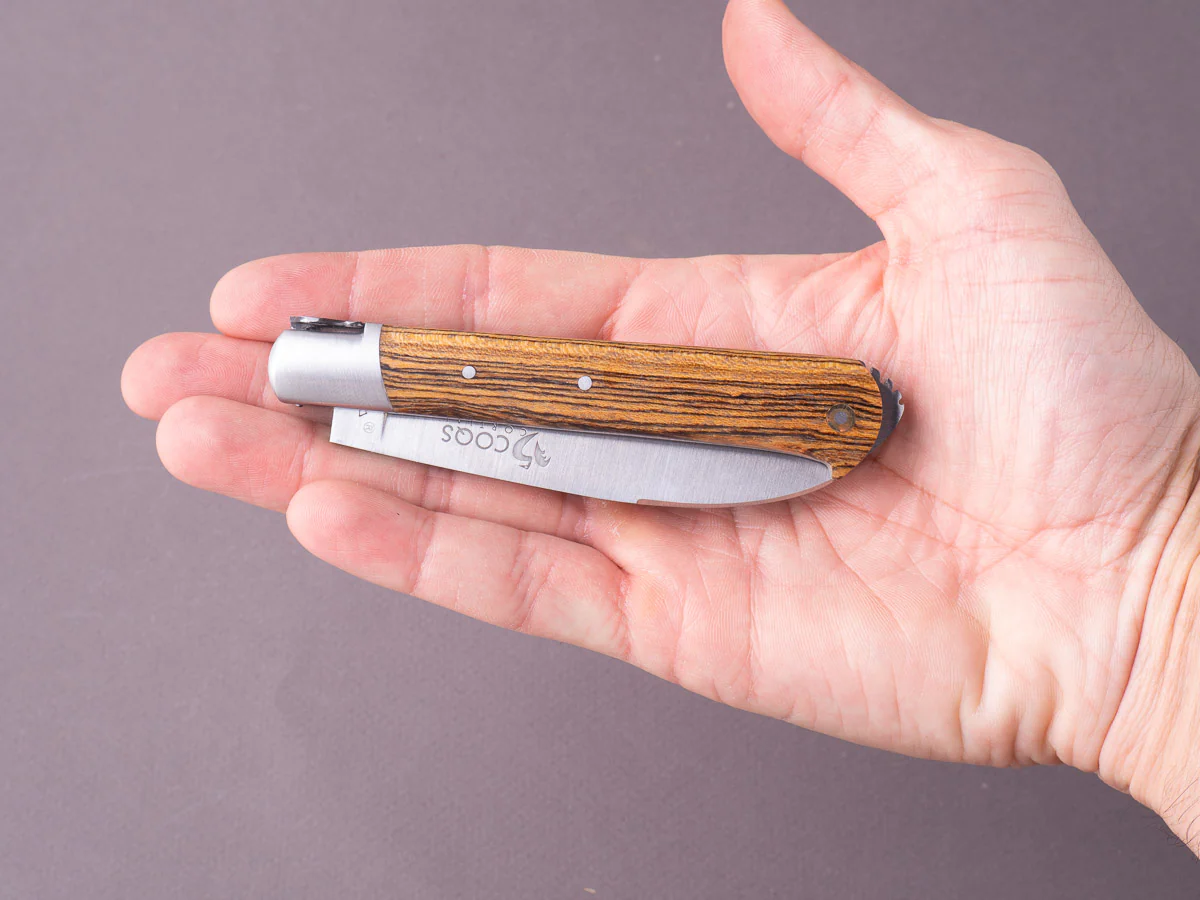 Fontenille-Pataud - Folding Knife - 5 Coqs - Lock Back - 14C28N - 80mm - Bocote Wood - Image 3