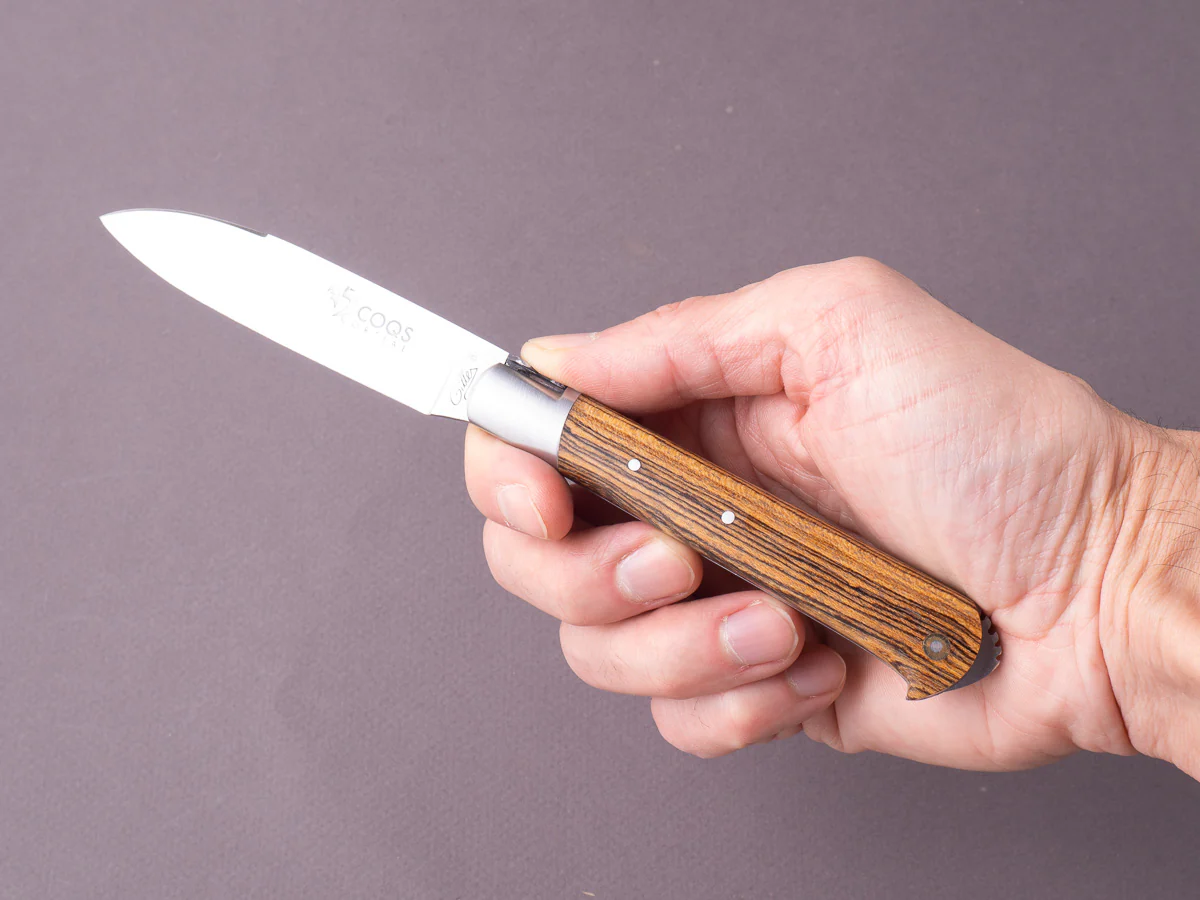 Fontenille-Pataud - Folding Knife - 5 Coqs - Lock Back - 14C28N - 80mm - Bocote Wood - Image 5