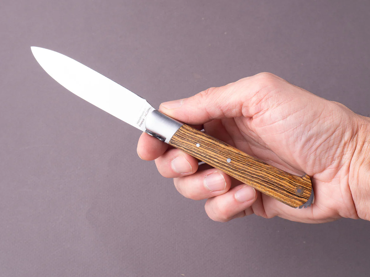 Fontenille-Pataud - Folding Knife - 5 Coqs - Lock Back - 14C28N - 80mm - Bocote Wood - Image 7