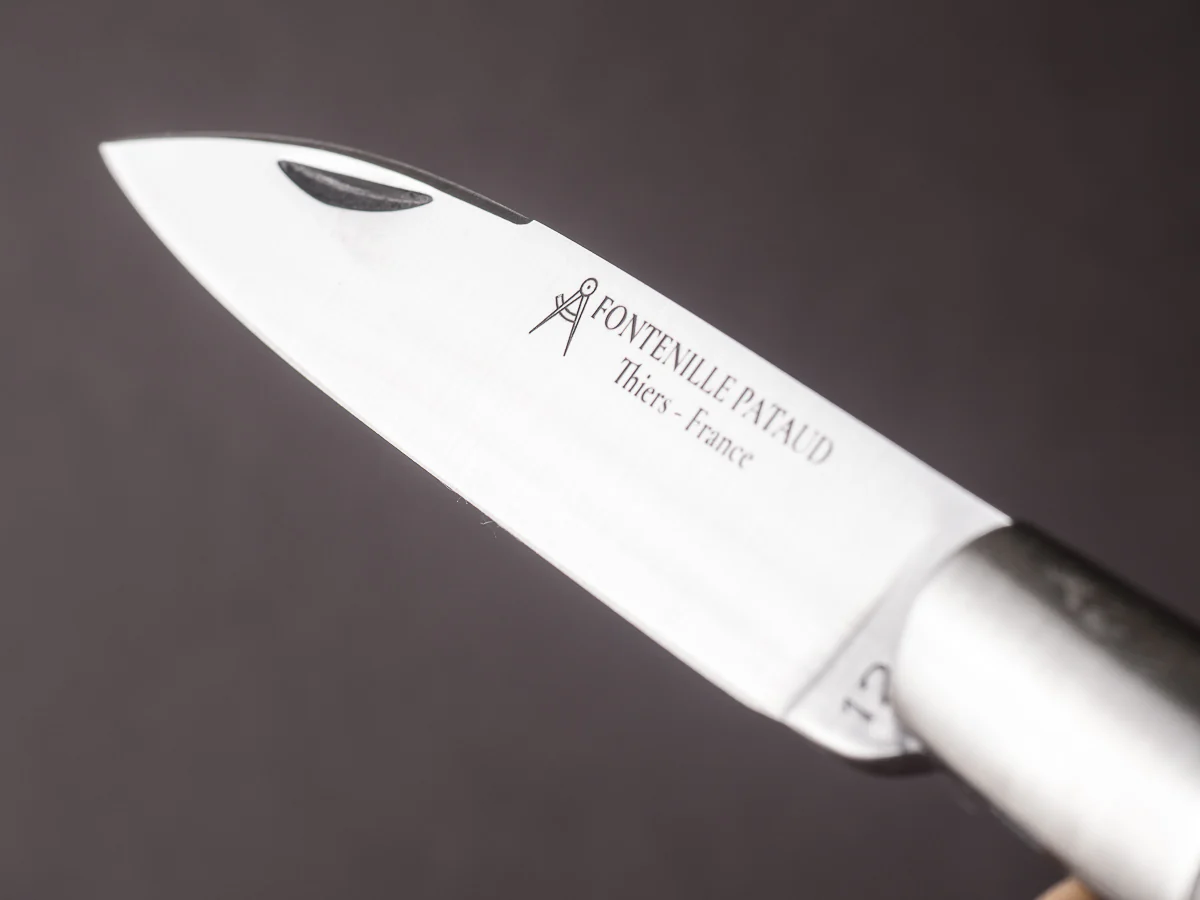 Fontenille-Pataud - Aurillac Shepard's - 110mm Folding Knife - Spring System - Blonde Cow Horn Handle - Image 7