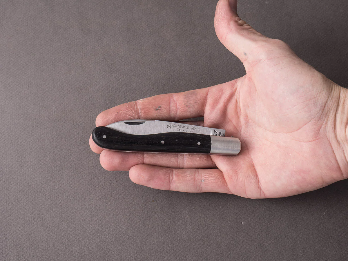 Fontenille-Pataud - Aurillac Shepard's - 110mm Folding Knife - Spring System - Ebony - Image 5