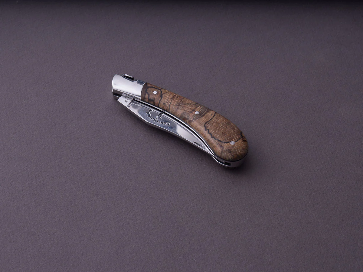 Fontenille-Pataud - Folding Knife - Capuchadou - 100mm - Stabilized Beechwood Handle - Image 3