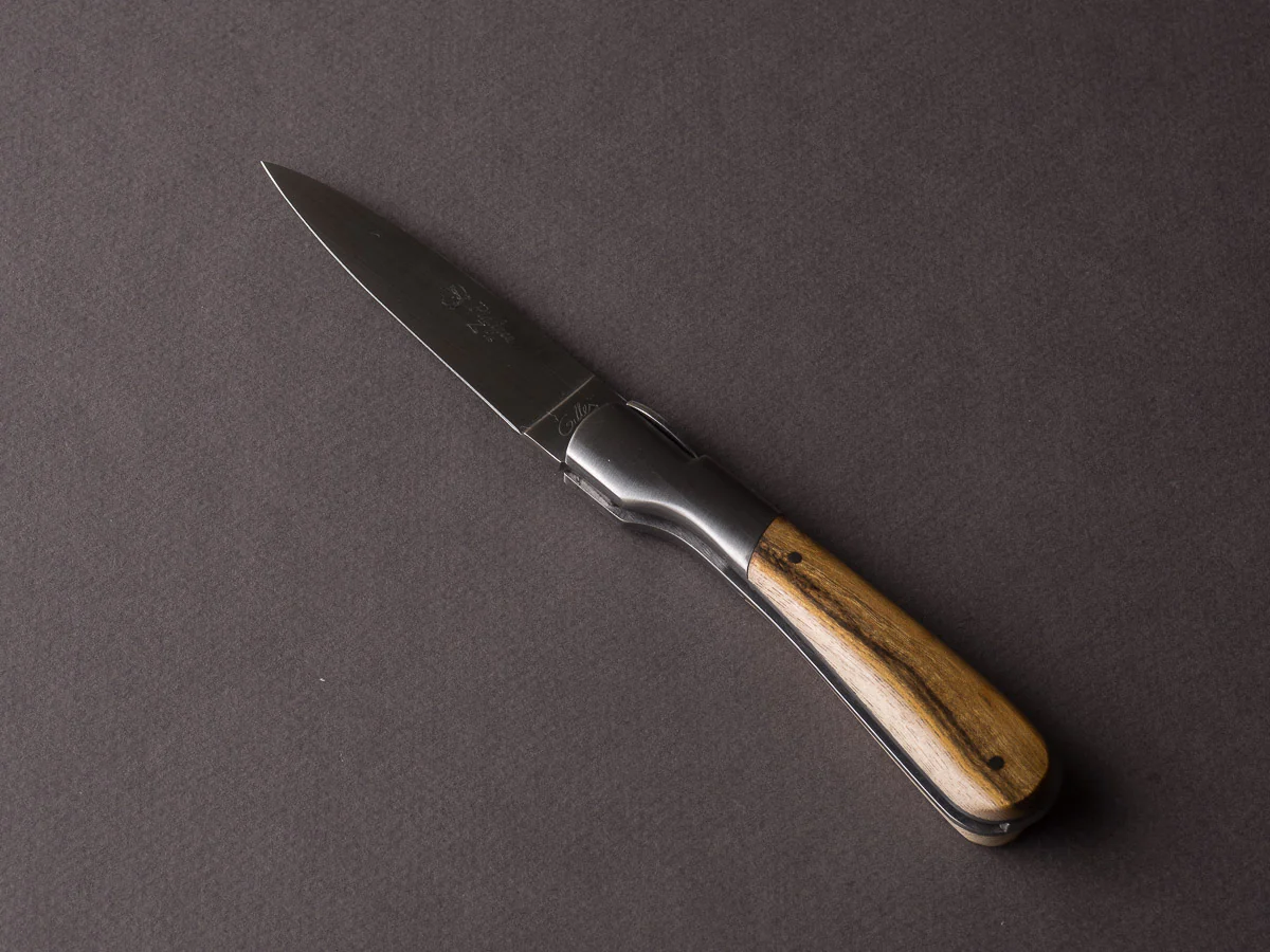 Fontenille-Pataud - Corsican Pialincu - 110mm Folding - Spring System -Pistachio Handle - Image 2