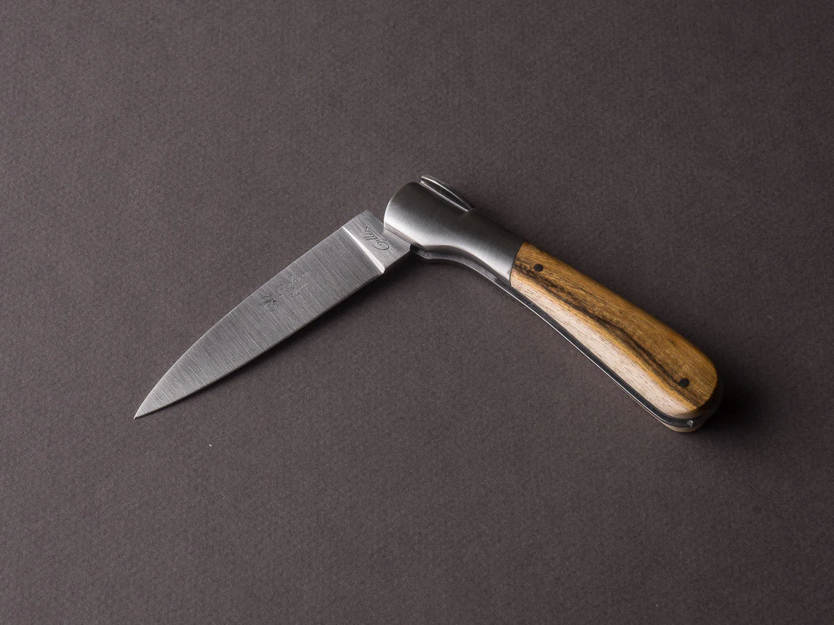 Fontenille-Pataud - Corsican Pialincu - 110mm Folding - Spring System -Pistachio Handle - Image 9