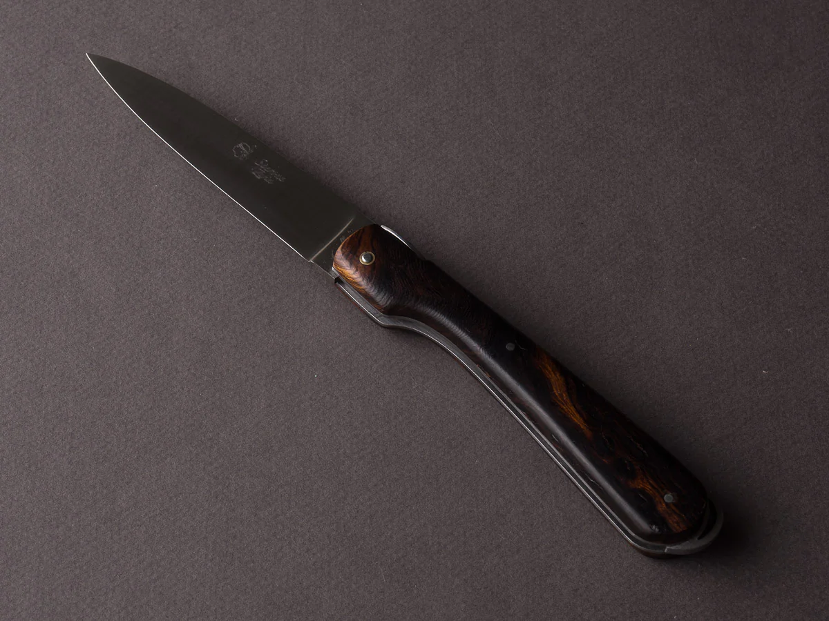 Fontenille-Pataud - Corsican Sperone - 120mm Folding - Lever Lock - Full Ironwood Handle