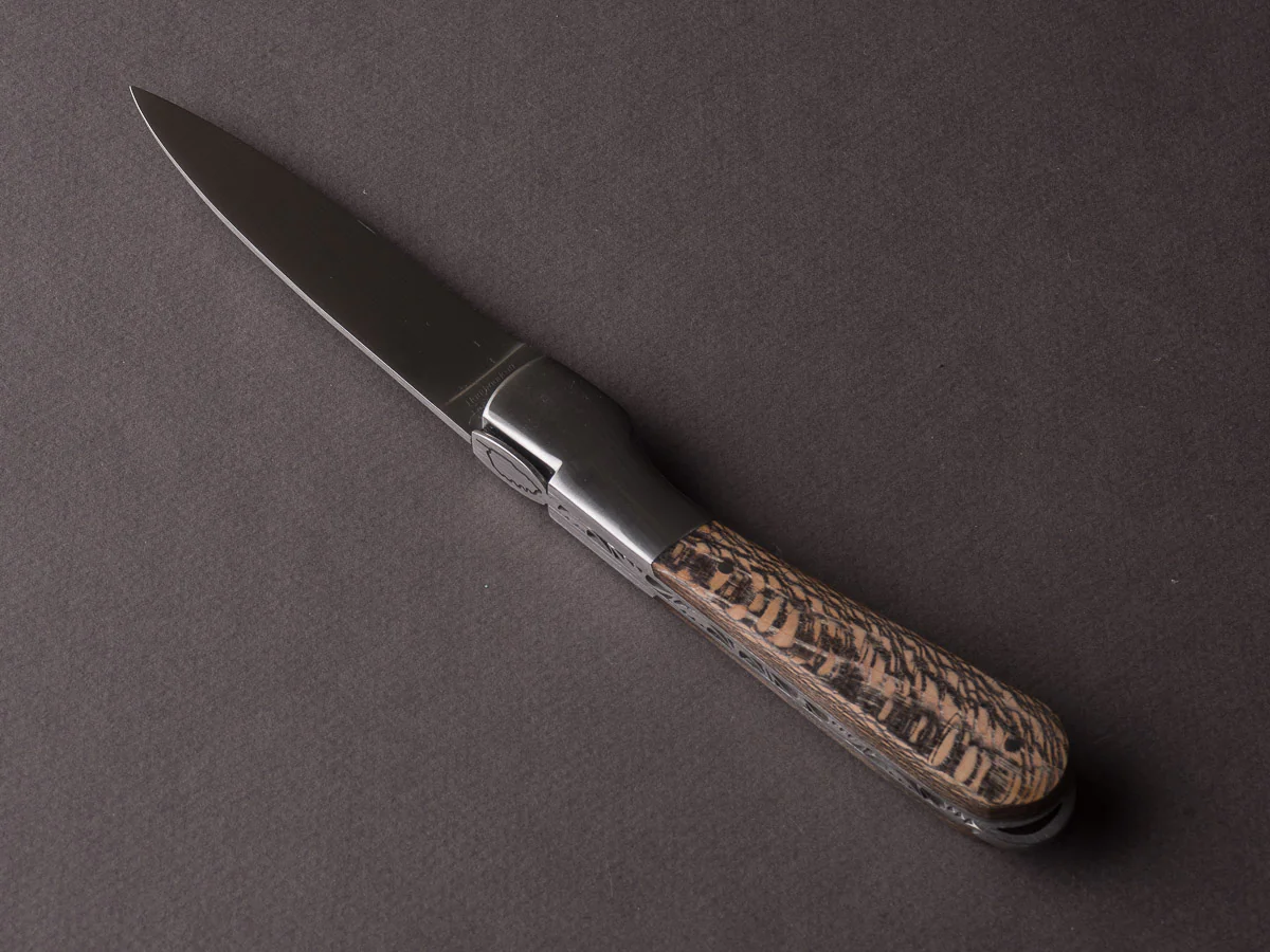 Fontenille-Pataud - Corsican Sperone - 120mm Folding - Lever Lock - Stabilized Black Plane Tree - Image 2