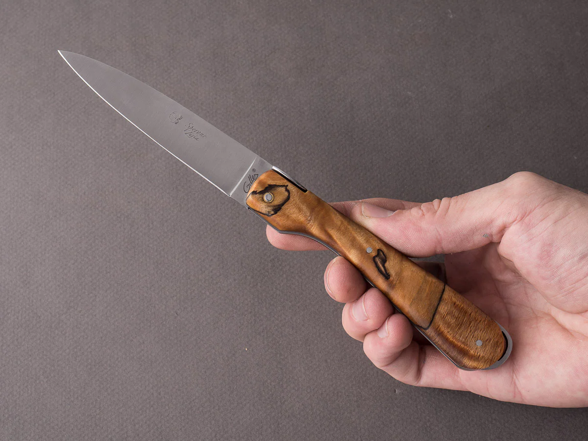 Fontenille-Pataud - Folding Knife - Corsican Sperone - Full Poplar Burl - Lock Back - 120mm - Image 6