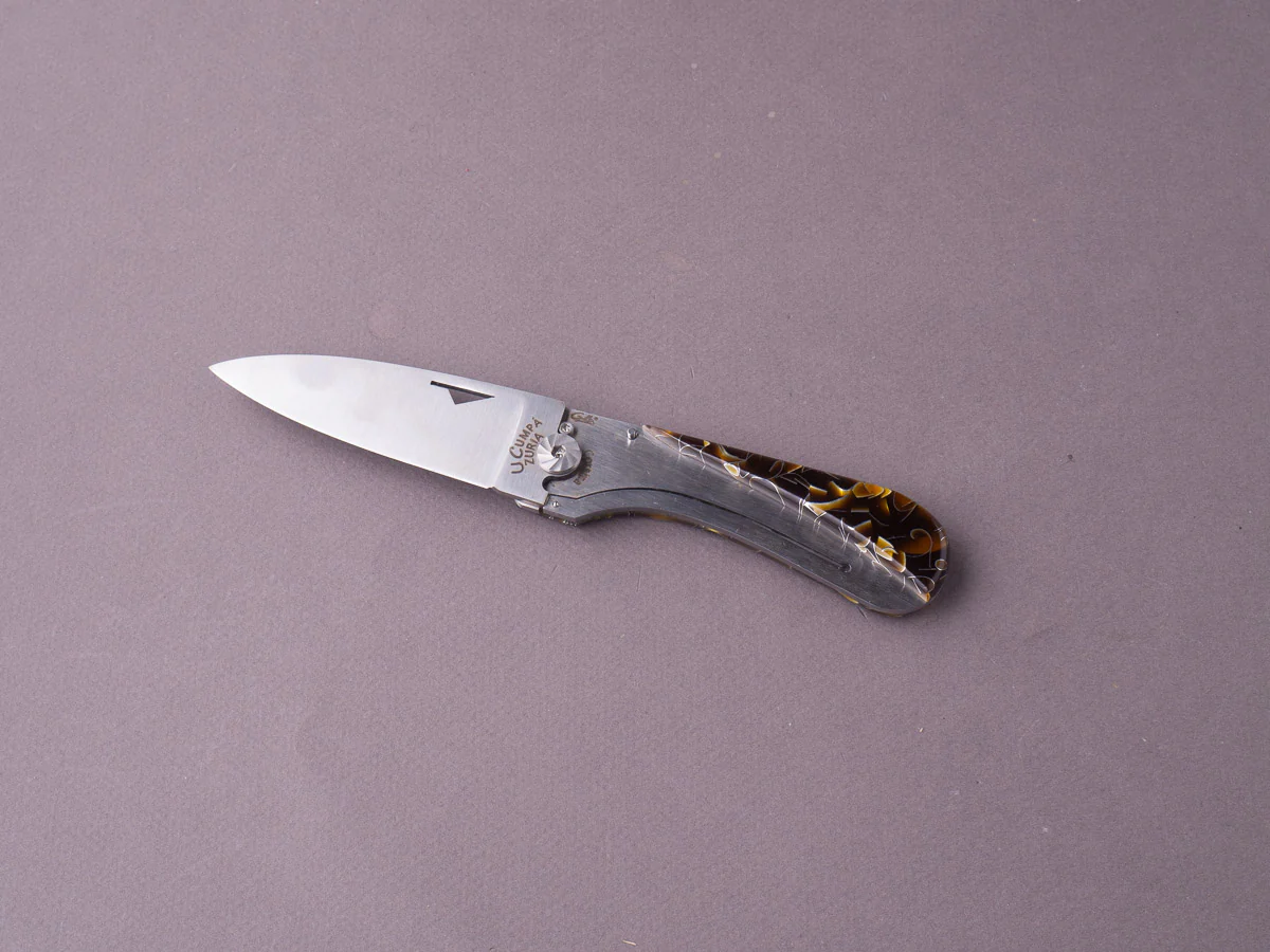Fontenille-Pataud - Folding Knife - Corsican U Cumpa - Thermochromic  - Liner Lock - 105mm