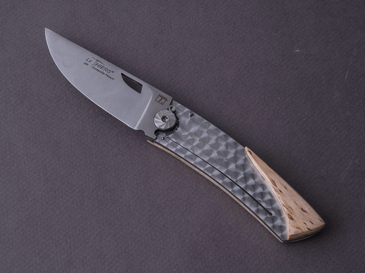 Fontenille-Pataud - Folding Knife - Corteau Le Thiers - Birchwood - Liner Lock - 105mm
