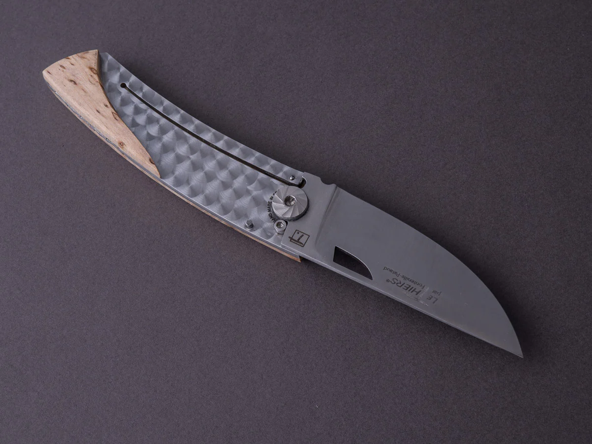 Fontenille-Pataud - Folding Knife - Corteau Le Thiers - Birchwood - Liner Lock - 105mm - Image 3