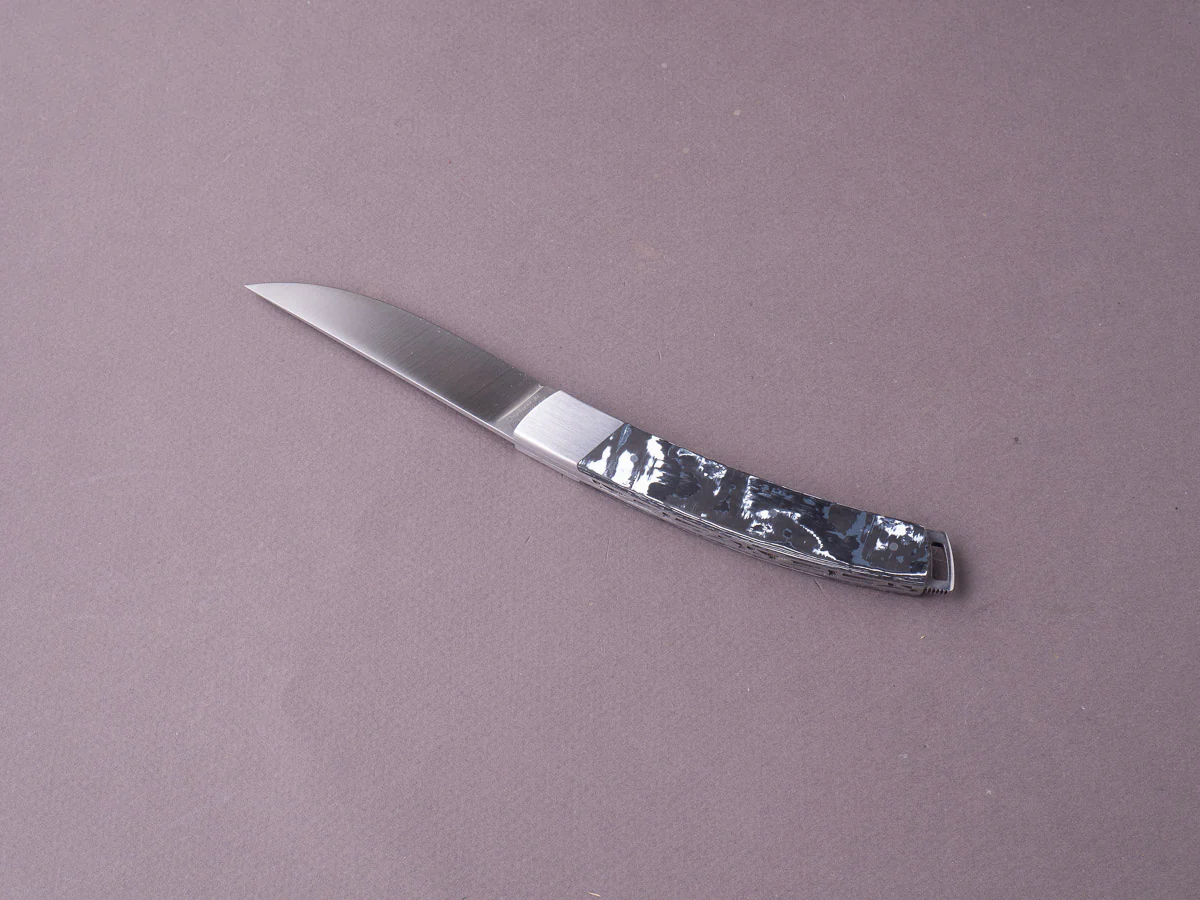 Fontenille-Pataud - Folding Knife - Le Thiers - Lock Back - 90mm - Fat Carbon Storm - Image 3