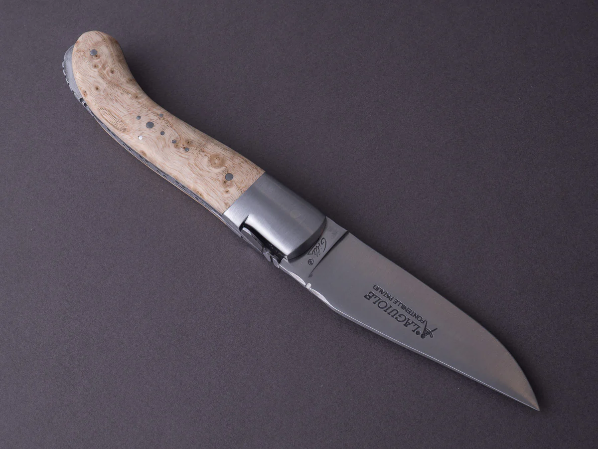 Fontenille-Pataud - Folding Knife - Laguiole Sport - Ash Burl - Lock Back - 130mm - Image 3