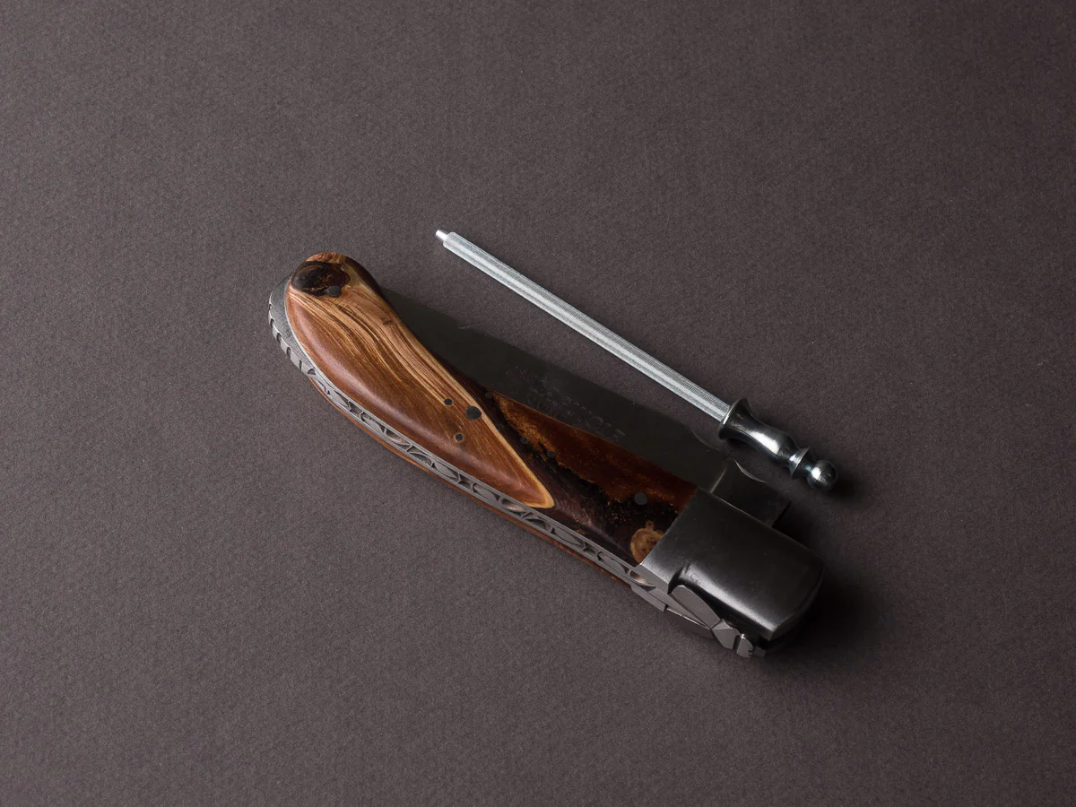 Fontenille-Pataud - Folding Knife - Laguiole Sport - Hybrid Juniper - Lock Back - 130mm - Image 3