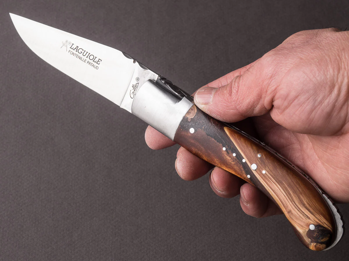 Fontenille-Pataud - Folding Knife - Laguiole Sport - Hybrid Juniper - Lock Back - 130mm - Image 6
