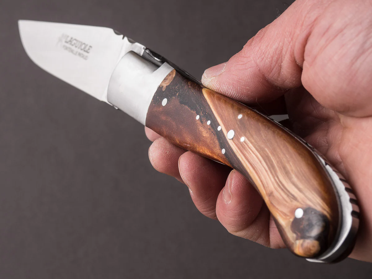 Fontenille-Pataud - Folding Knife - Laguiole Sport - Hybrid Juniper - Lock Back - 130mm - Image 8