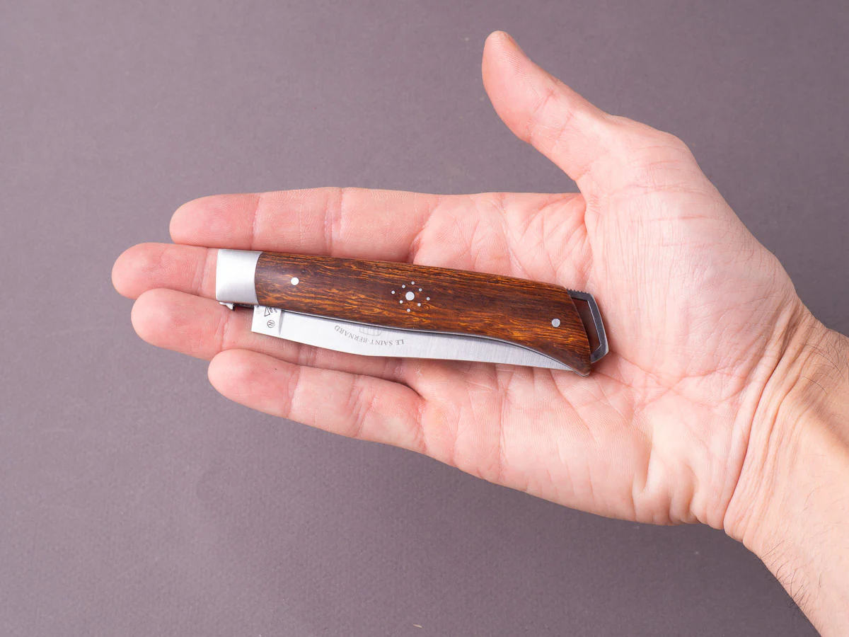 Fontenille-Pataud - Folding Knife - Le Saint Bernard - Lock Back - 12C27 - 110mm - Ironwood - Image 5