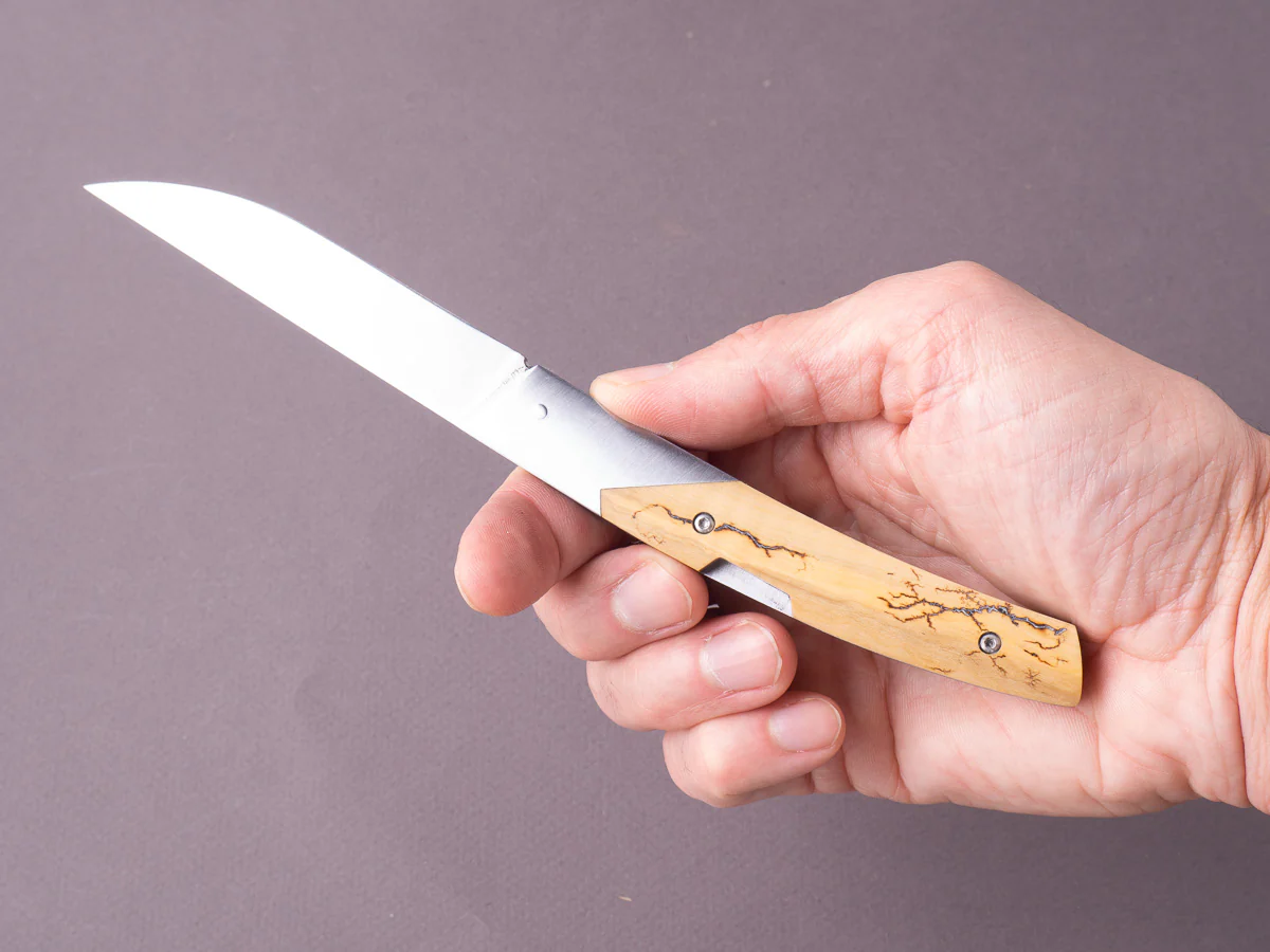Fontenille-Pataud - Folding Knife - Le Thiers Advance - Lock Back - 90mm - Lightning Boxwood - Image 3