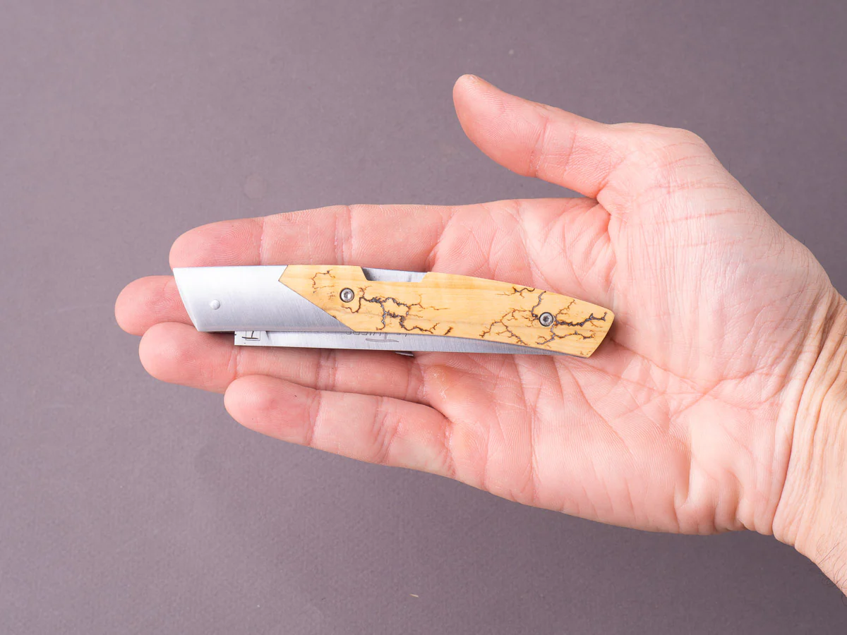 Fontenille-Pataud - Folding Knife - Le Thiers Advance - Lock Back - 90mm - Lightning Boxwood - Image 5