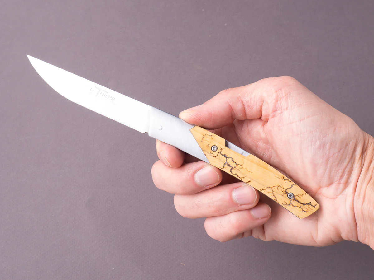 Fontenille-Pataud - Folding Knife - Le Thiers Advance - Lock Back - 90mm - Lightning Boxwood - Image 7