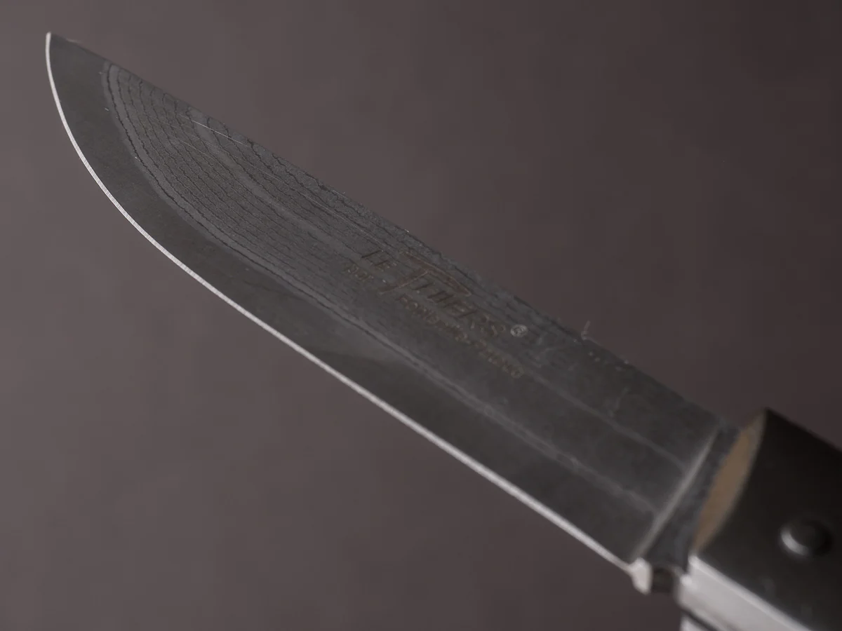 Fontenille-Pataud - Folding Knife - Le Thiers Advance - VG10 Damascus - "Dark Matter" Carbon Fiber Handle - Image 9