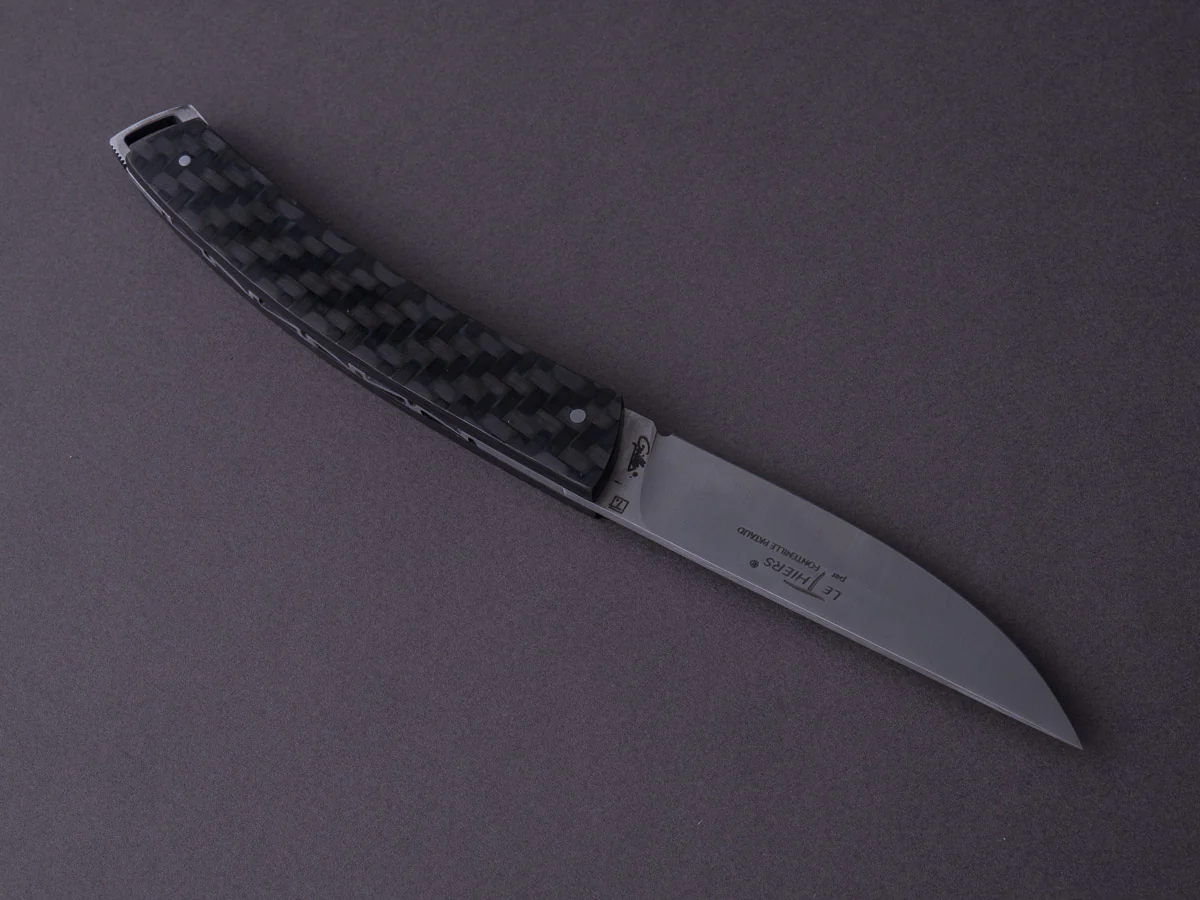 Fontenille-Pataud - Folding Knife - Le Thiers - Ultra Light - Carbon Fiber - Lock Back - 115mm - Image 4