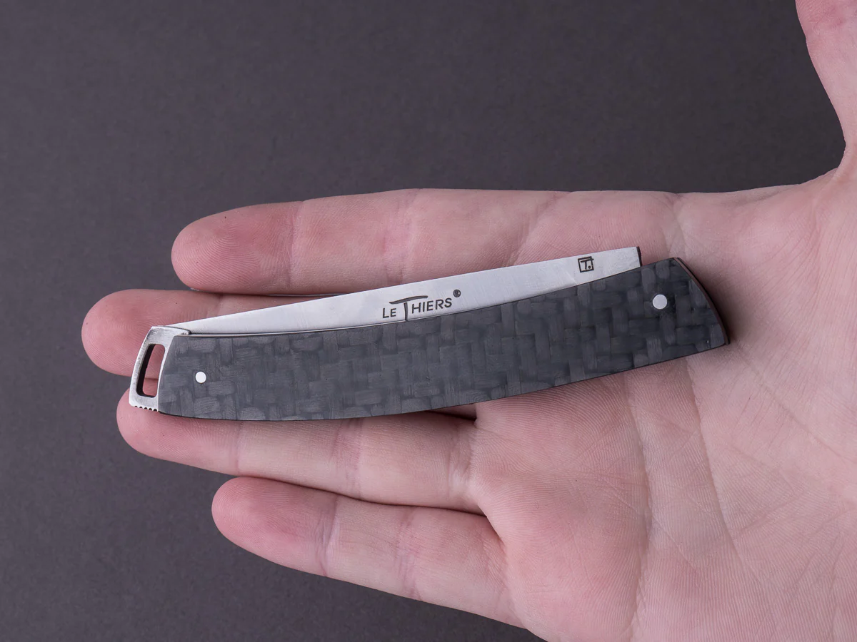Fontenille-Pataud - Folding Knife - Le Thiers - Ultra Light - Carbon Fiber - Lock Back - 115mm - Image 9