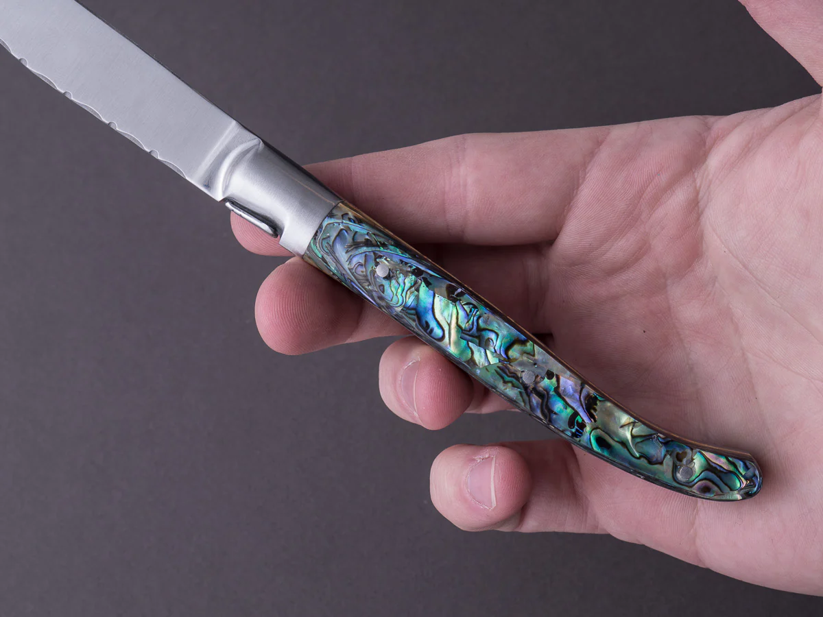 Fontenille-Pataud - Steak Knives - Set of 2 - Laguiole - Mother of Pearl - Image 10