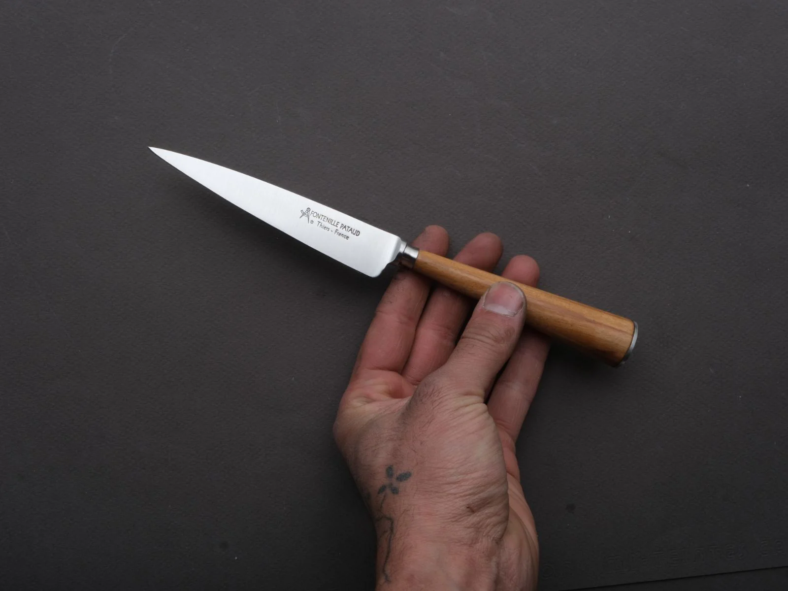 Fontenille Pataud - Steak/Table Knives - Picnic - Olivewood Handles - Set of 6 - Image 2