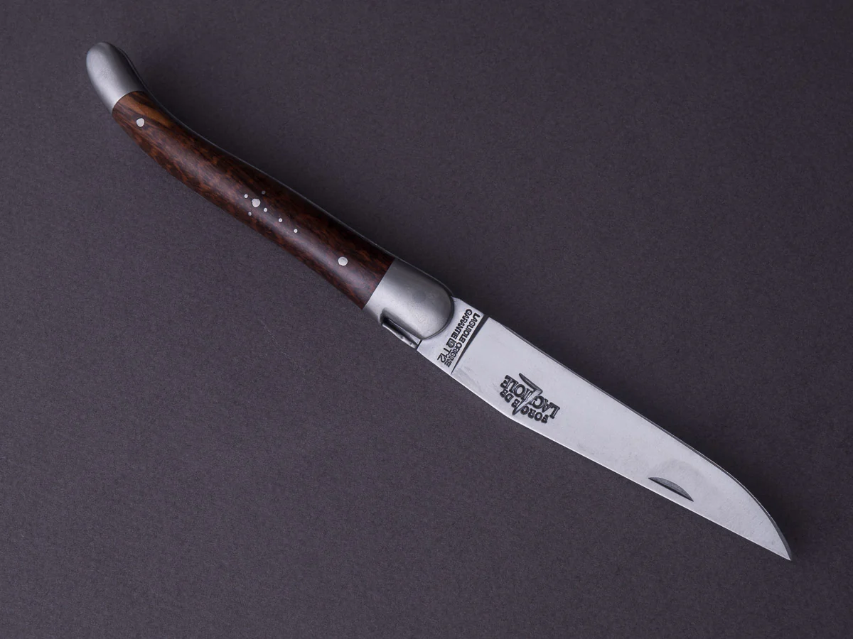 Forge De Laguiole - Folding Knife - Slip Joint - 90mm - Snakewood Handle - Image 2