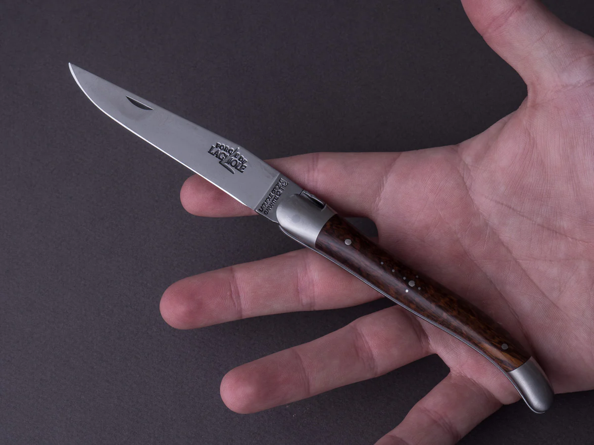 Forge De Laguiole - Folding Knife - Slip Joint - 90mm - Snakewood Handle - Image 5
