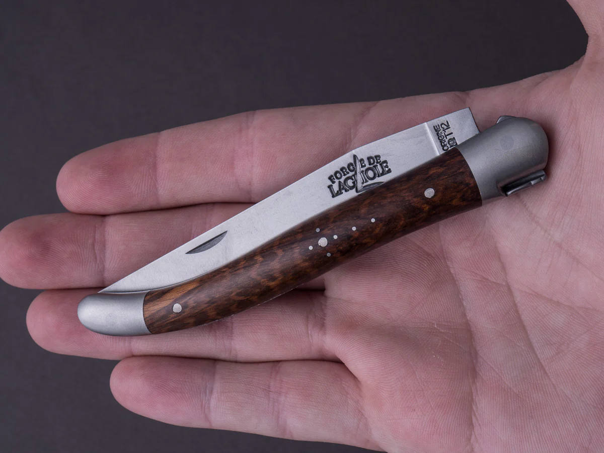 Forge De Laguiole - Folding Knife - Slip Joint - 90mm - Snakewood Handle - Image 7