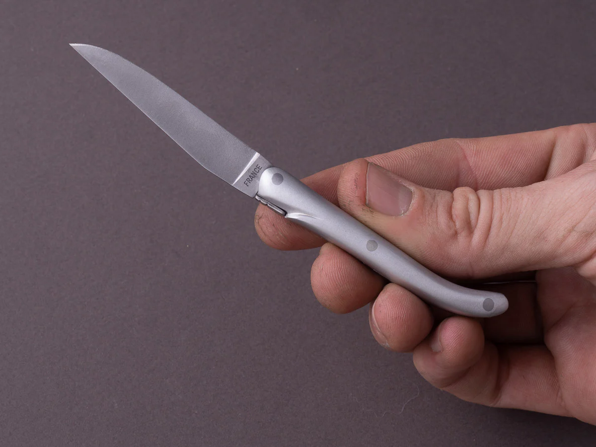 Forge de Laguiole - Folding Knife - Slip Joint - 70mm - Aluminum Handle - Image 6