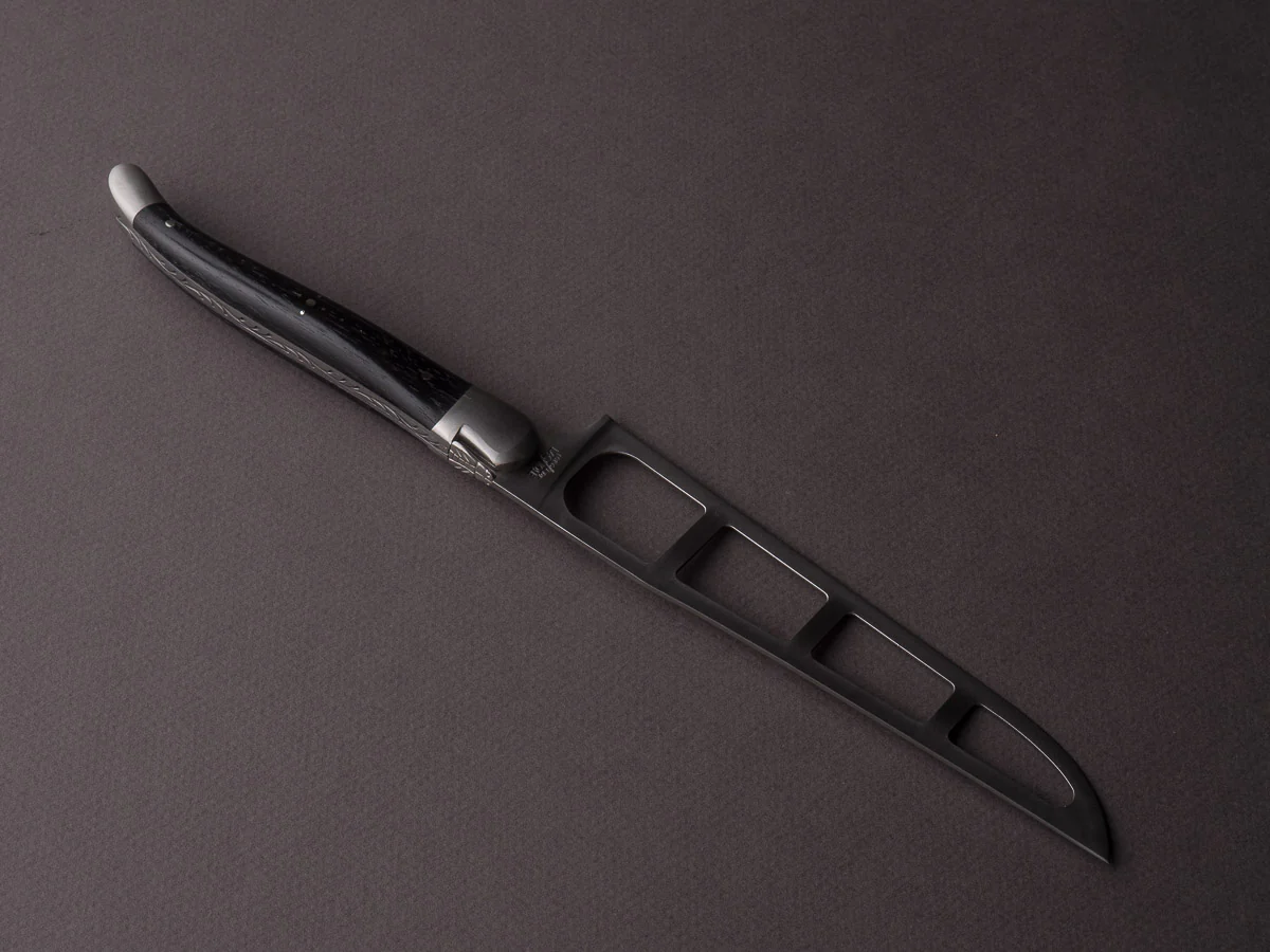 Forge de Laguiole - Barthelemy Cheese Knife - Ebony Wood Handle