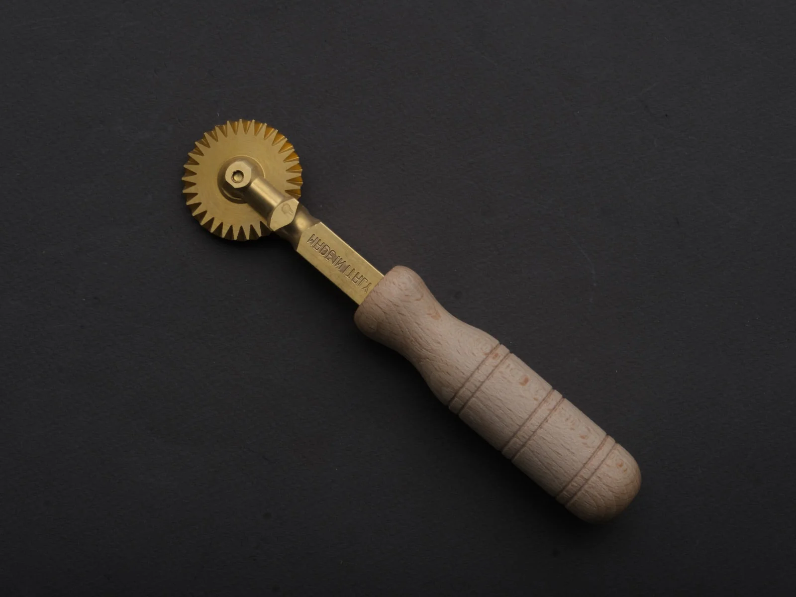 Ga.Ri. Torneria - Brass Pasta Wheel - Fluted