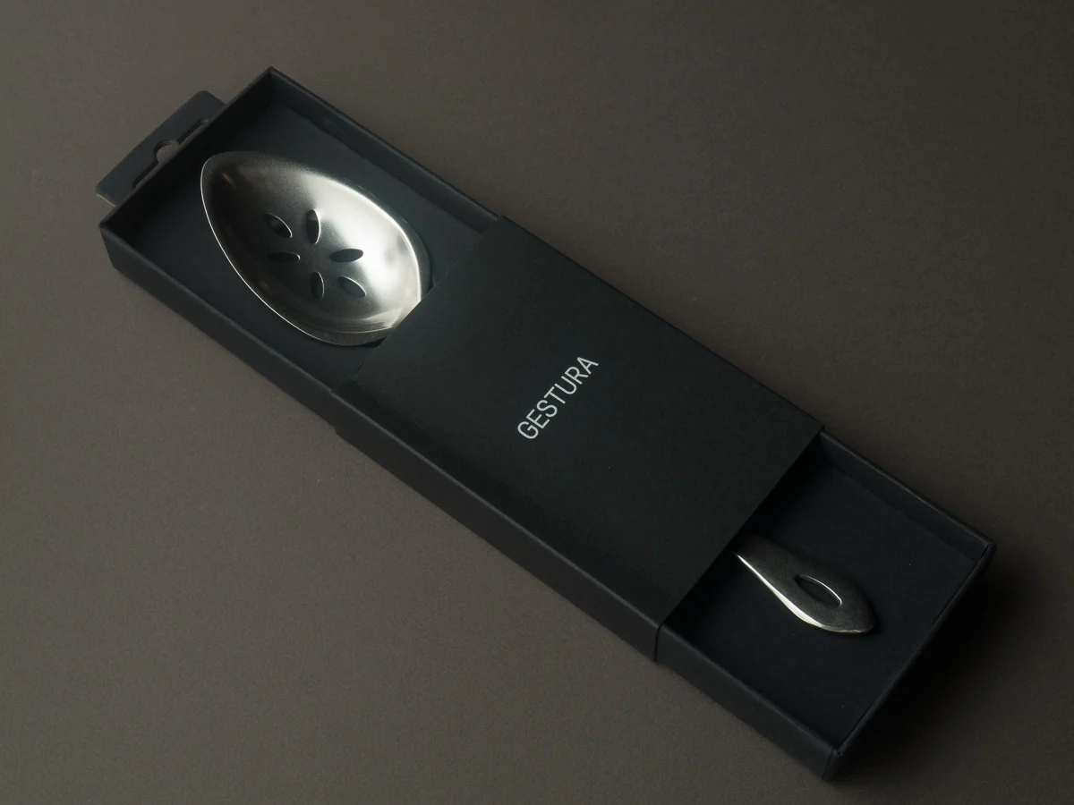 Gestura - 00 Silver - Utility Slotted Spoon - Table Spoon