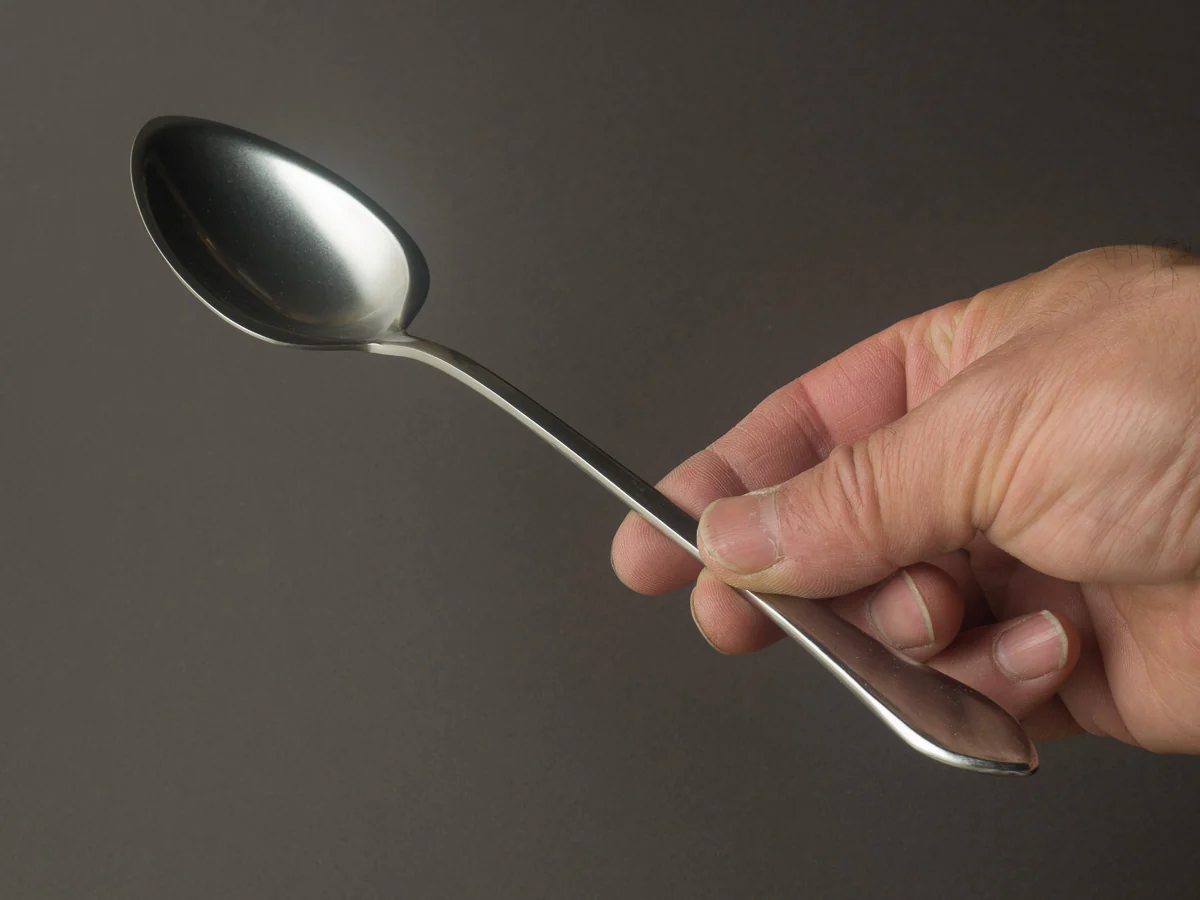 Gestura - 01 Silver - Utility Spoon - Table Spoon - Image 3
