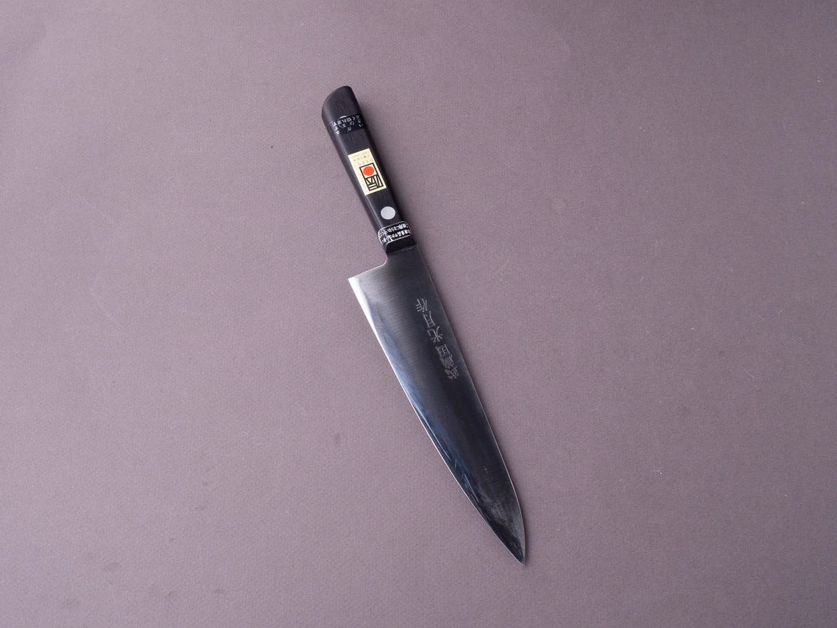 Goko Hamono - Kogetsu - Mono SK - 180mm Gyuto - Western Handle - No Bolster