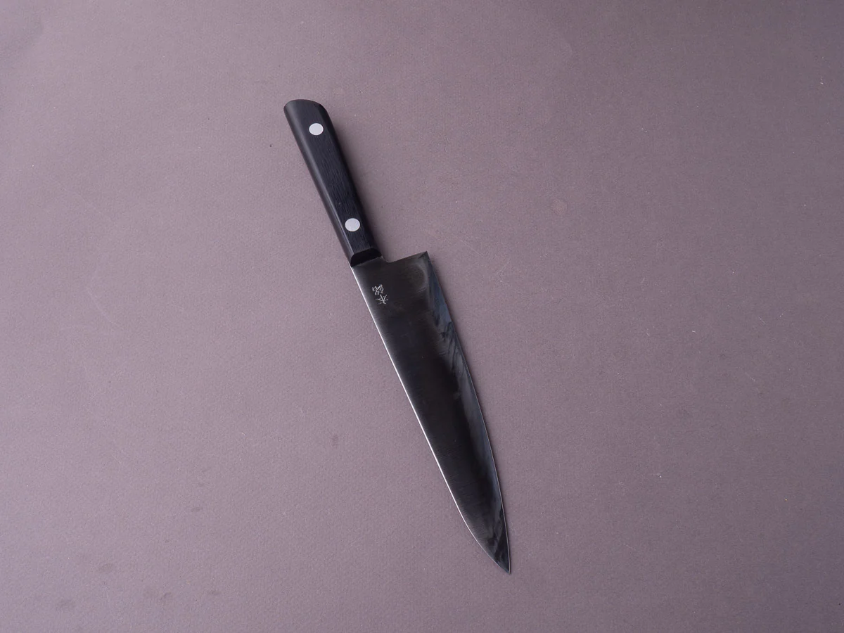 Goko Hamono - Kogetsu - Mono SK - 180mm Gyuto - Western Handle - No Bolster - Image 2
