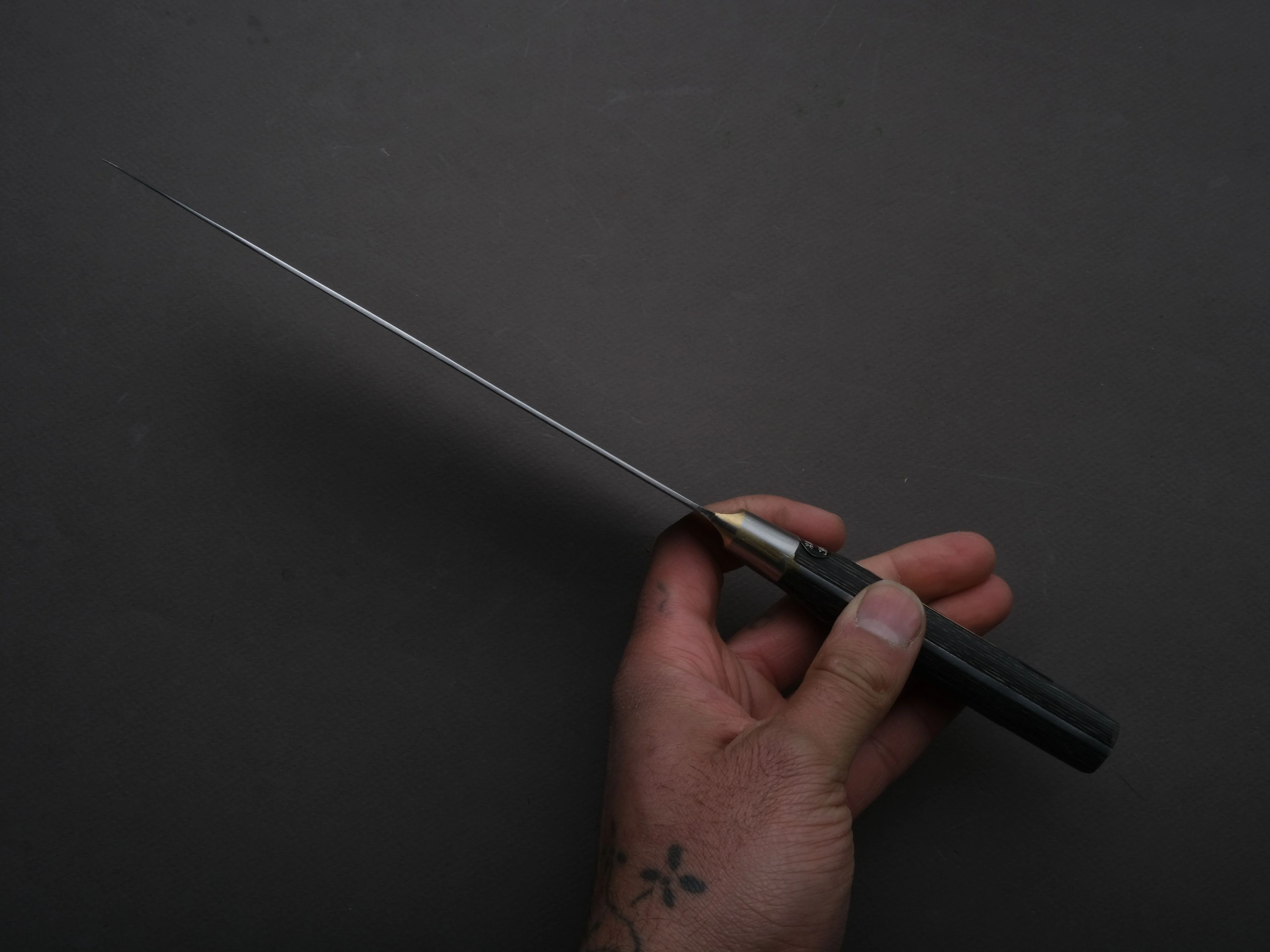 Goko Hamono - Kogetsu - Mono SK - 180mm Santoku - Western Handle - Image 5