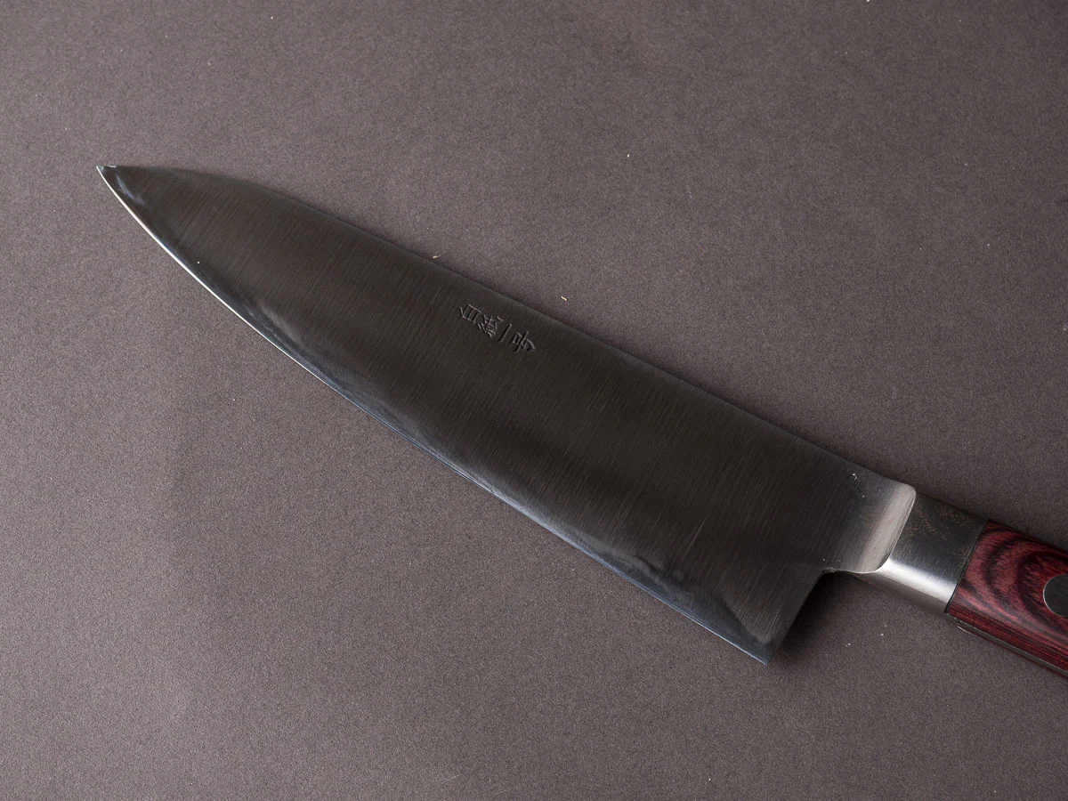 Goko Hamono - Kogetsu - Mono White #1 - 165mm Gyuto - Western Handle - Image 7
