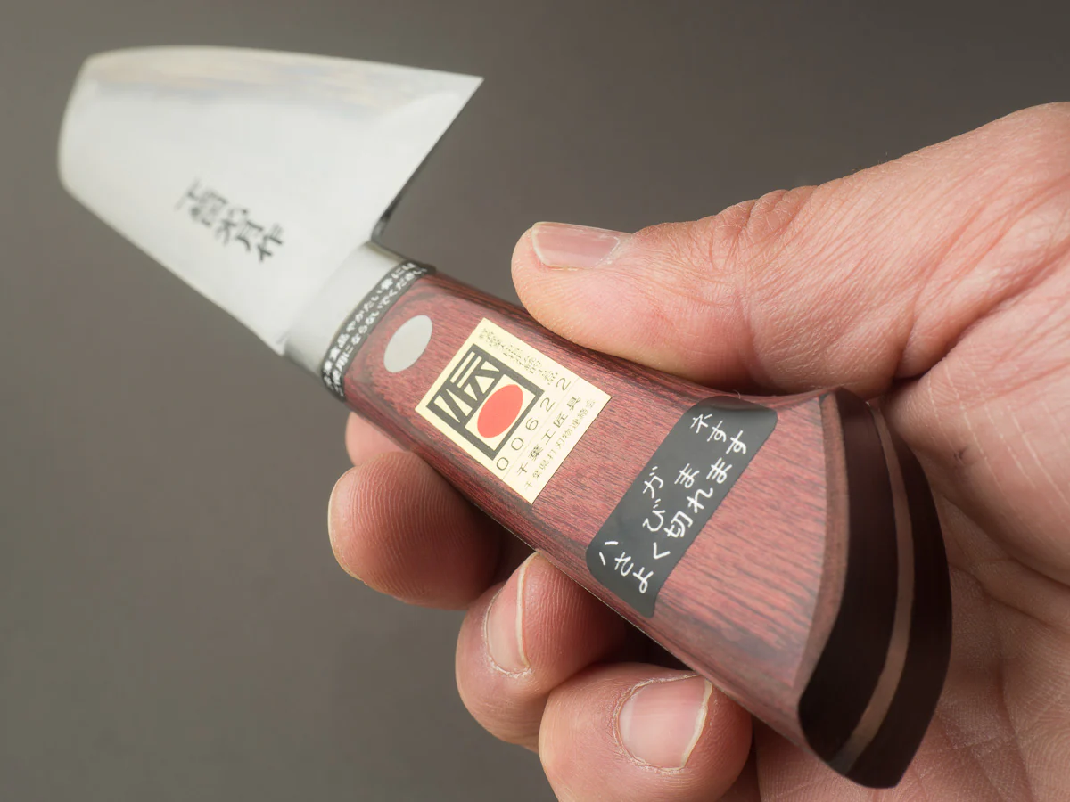 Goko Hamono - Kogetsu - Mono White #1 - 180mm - Santoku - Western Handle - Image 19
