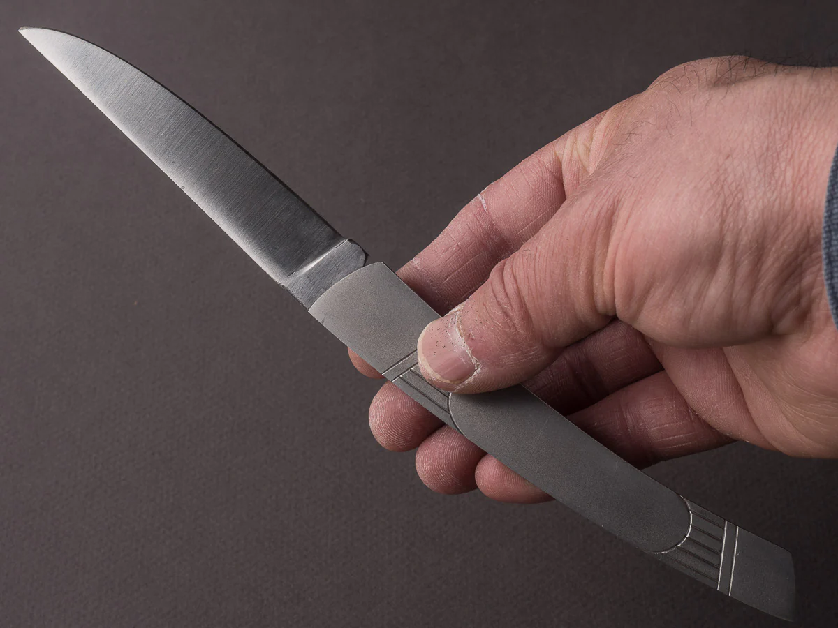 Coursolle - Folding/Pocket Knife - Le Theirs Pirou - Inox Handle - Image 4