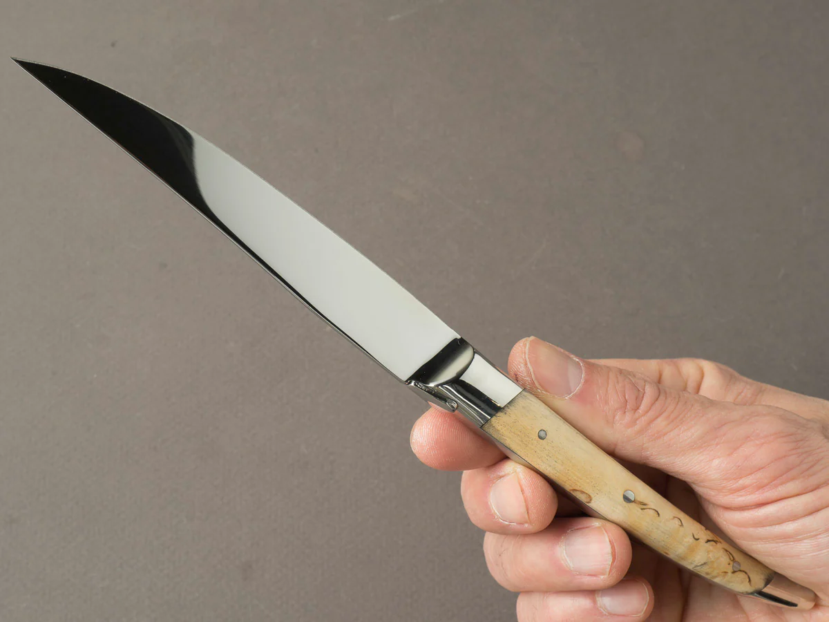 Goyon Chazeau - Steak/Table Knives - Laguiole Klasse G - Birch Handles - Set of 6 - Image 7