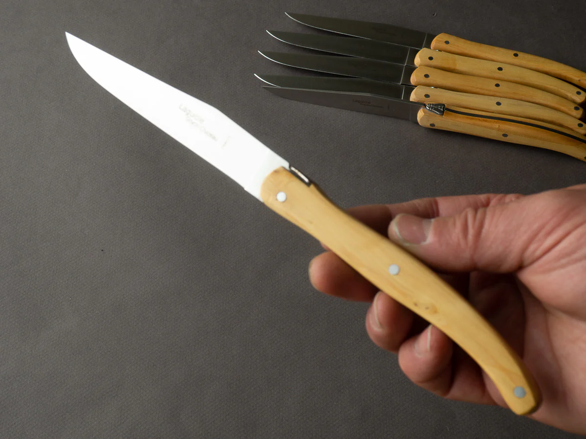 Goyon-Chazeau - Laguiole - Steak/Table Knives - Boxwood - Set of 6 - Image 3